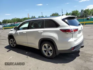 2016 Toyota Highlander Limited with VIN 5TDDKRFH3GS258727, listed as a Copart auction lot 61667005 with 121,789 mi miles and Salvage title. Bid and sale history available at DreamBid. Image 2.