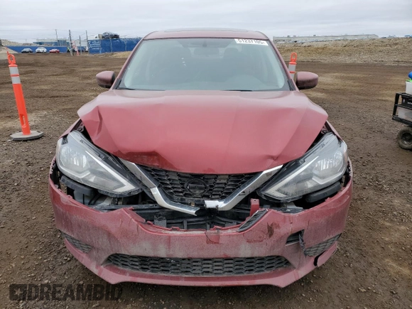 2017 Nissan Sentra SV with VIN 3N1AB7AP3HY319822, listed as a Copart auction lot 51237105 with 163,169 mi miles and Salvage Title. Bid and sale history available at DreamBid. Image 5.
