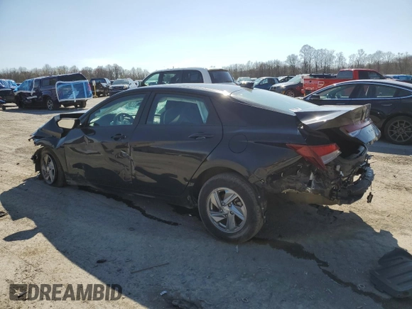 2024 Hyundai Elantra SE with VIN KMHLL4DG1RU683976, listed as a Copart auction lot 51864595 with Not Provided miles and Salvage Title. Bid and sale history available at DreamBid. Image 2.