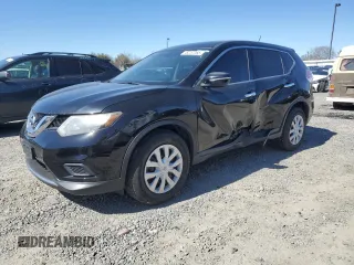 2015 Nissan Rogue S with VIN KNMAT2MT7FP578544, listed as a Copart auction lot 48257265 with 209,632 mi miles and Salvage Title. Bid and sale history available at DreamBid. Image 1.