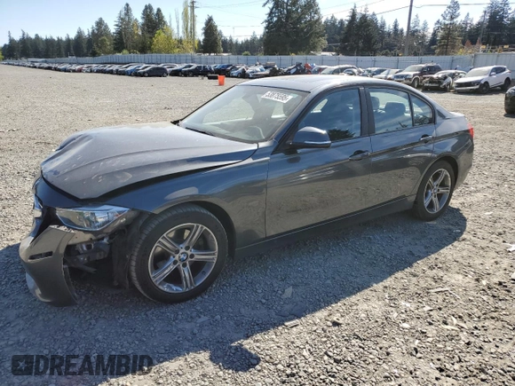2015 BMW 3 Series 328i xDrive with VIN WBA3B5G50FNS15781, listed as a Copart auction lot 53875595 with 77,286 mi miles and Salvage Title. Bid and sale history available at carsss.com. Image 1.