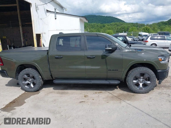 2021 Ram 1500 Big Horn with VIN 1C6SRFFT1MN669218, listed as a IAAI auction lot 42366224 with 50,230 mi miles and . Bid and sale history available at DreamBid. Image 13.