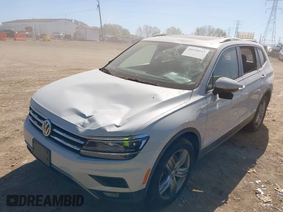 2018 Volkswagen Tiguan SEL Premium with VIN 3VV5B7AX5JM004713, listed as a IAAI auction lot 40498843 with 92,256 mi miles and . Bid and sale history available at DreamBid. Image 6.