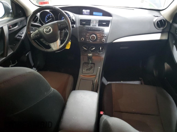 2012 Mazda 3 i Touring with VIN JM1BL1L88C1679120, listed as a Copart auction lot 46061535 with 94,099 mi miles and Salvage title. Bid and sale history available at DreamBid. Image 8.