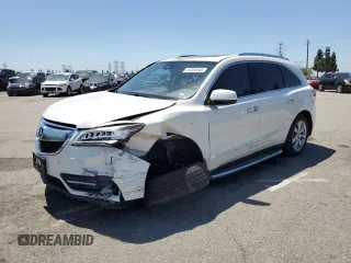 2016 Acura MDX Advance z VIN 5FRYD4H9XGB043188, wystawiony jako Copart lot #56800545 z przebiegiem 98 149 mil mil oraz Szkoda całkowita • Salvage title. Historia ofert i sprzedaży dostępna na DreamBid. Obrazek 1.