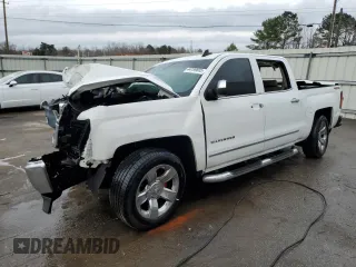 2015 Chevrolet Silverado 1500 LTZ with VIN 3GCUKSEC6FG407111, listed as a Copart auction lot 44199805 with 0 mi miles and Salvage Title. Bid and sale history available at carsss.com. Image 1.