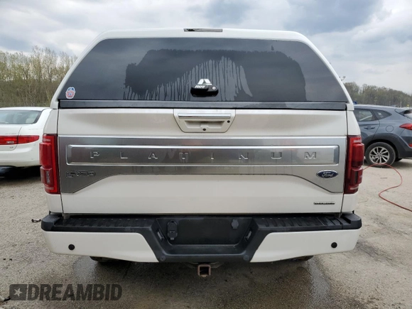 2015 Ford F-150 XLT with VIN 1FTEW1EF3FFB60287, listed as a Copart auction lot 52532545 with 197,411 mi miles and Salvage Title. Bid and sale history available at carsss.com. Image 6.
