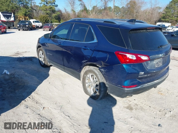 2020 Chevrolet Equinox LT with VIN 2GNAXLEX8L6103967, listed as a IAAI auction lot 41345430 with 84,218 mi miles. Bid and sale history available at carsss.com. Image 3.
