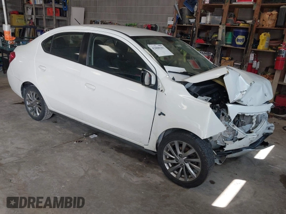 2019 Mitsubishi Mirage ES z VIN ML32F3FJ1KHF12997, wystawiony jako IAAI lot #42060181 z przebiegiem 89 393 mil mil oraz . Historia ofert i sprzedaży dostępna na DreamBid. Obrazek 1.