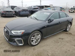 2024 Audi A4 S line Premium Plus z VIN WAUEAAF43RN005595, wystawiony jako Copart lot #60690765 z przebiegiem 27 152 mil mil oraz Szkoda całkowita • Salvage title. Historia ofert i sprzedaży dostępna na DreamBid. Obrazek 1.