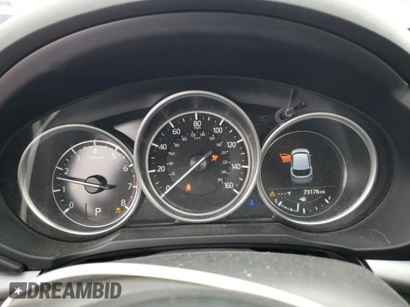 2020 Mazda CX-5 Sport with VIN JM3KFABM7L0748026, listed as a Copart auction lot 45003955 with 73,176 mi miles and Salvage Title. Bid and sale history available at carsss.com. Image 9.