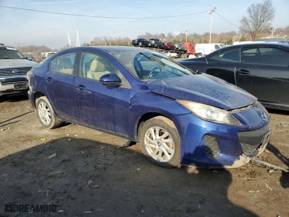 2013 Mazda Mazda3 i Grand Touring with VIN JM1BL1WP2D1810689, listed as a Copart auction lot 86064124 with 160,153 mi miles and Salvage Title. Bid and sale history available at carsss.com. Image 4.