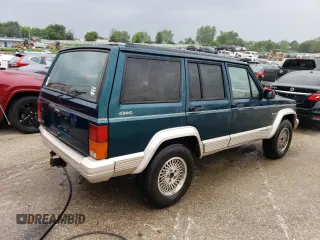 1995 Jeep Cherokee Country with VIN 1J4FJ78S3SL557728, listed as a Copart auction lot 55109494 with 203,347 mi miles and Salvage Title. Bid and sale history available at carsss.com. Image 3.