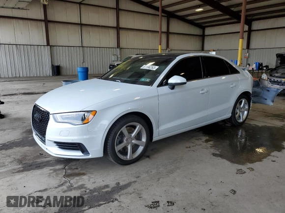 2016 Audi A3 2.0T Premium with VIN WAUB8GFF3G1039236, listed as a Copart auction lot 61196263 with 125,100 mi miles. Bid and sale history available at carsss.com. Image 1.