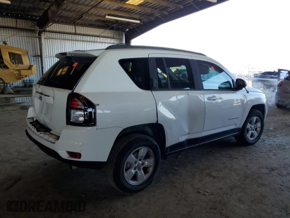 2015 Jeep Compass Sport with VIN 1C4NJCBA7FD190925, listed as a Copart auction lot 49669085 with 164,616 mi miles and Salvage Title. Bid and sale history available at carsss.com. Image 3.