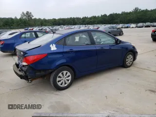2015 Hyundai Accent GLS with VIN KMHCT4AE4FU886410, listed as a Copart auction lot 62561083 with 124,306 mi miles. Bid and sale history available at carsss.com. Image 3.