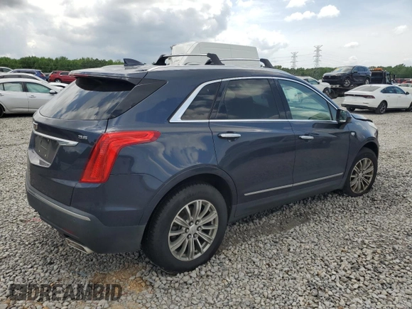 2019 Cadillac XT5 Luxury FWD with VIN 1GYKNCRSXKZ101832, listed as a Copart auction lot 54574825 with Not provided miles and Salvage title. Bid and sale history available at DreamBid. Image 3.