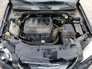 2011 Chrysler 200 LX with VIN 1C3BC4FB3BN566809, listed as a Copart auction lot 46227235 with 130,421 mi miles and Salvage Title. Bid and sale history available at carsss.com. Image 11.