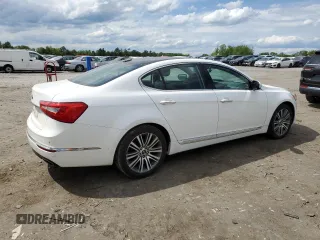 2014 Kia Cadenza Premium with VIN KNALN4D75E5166891, listed as a Copart auction lot 55971055 with 129,781 mi miles and Clean Title. Bid and sale history available at DreamBid. Image 3.