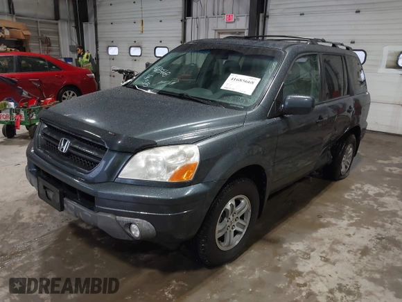 2005 Honda Pilot EX-L z VIN 2HKYF18715H564632, wystawiony jako IAAI lot #41685668 z przebiegiem 253 495 mil mil oraz . Historia ofert i sprzedaży dostępna na DreamBid. Obrazek 2.