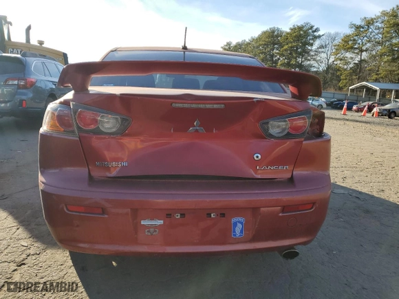 2010 Mitsubishi Lancer ES with VIN JA32U2FU0AU020731, listed as a Copart auction lot 89276505 with 121,147 mi miles and Salvage Title. Bid and sale history available at carsss.com. Image 6.