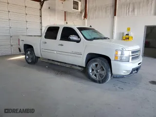 2012 Chevrolet Silverado 1500 LTZ with VIN 3GCPKTE71CG203852, listed as a Copart auction lot 46737545 with 0 mi miles and Salvage Title. Bid and sale history available at carsss.com. Image 4.