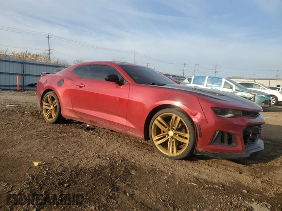 2017 Chevrolet Camaro 1LT with VIN 1G1FB1RS2H0103200, listed as a Copart auction lot 49154145 with 0 mi miles and Salvage Title. Bid and sale history available at carsss.com. Image 4.
