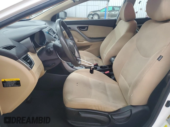 2013 Hyundai Elantra GLS z VIN 5NPDH4AE0DH407773, wystawiony jako Copart lot #58018805 z przebiegiem 149 353 mil mil oraz Szkoda całkowita • Salvage title. Historia ofert i sprzedaży dostępna na DreamBid. Obrazek 7.