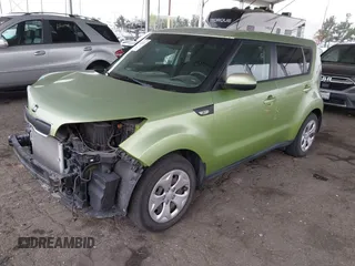 2014 Kia Soul with VIN KNDJN2A29E7724852, listed as a IAAI auction lot 41892312 with 45,133 mi miles and . Bid and sale history available at DreamBid. Image 2.