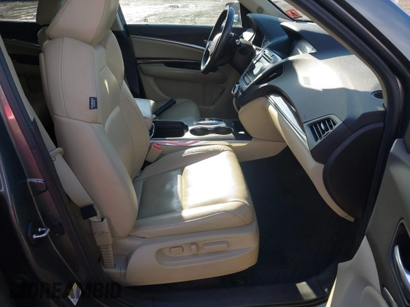2016 Acura MDX w/Advance with VIN 5FRYD4H90GB042471, listed as a IAAI auction lot 41510207 with 176,168 mi miles. Bid and sale history available at carsss.com. Image 5.
