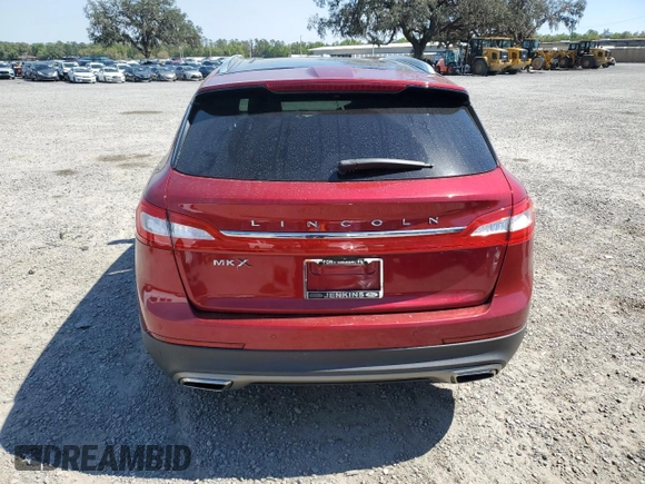 2017 Lincoln MKX Reserve with VIN 2LMPJ6LR2HBL26384, listed as a Copart auction lot 48484255 with 87,253 mi miles and Salvage Title. Bid and sale history available at carsss.com. Image 6.