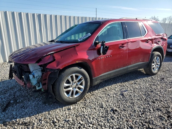 2019 Chevrolet Traverse LT Cloth with VIN 1GNEVGKW1KJ172298, listed as a Copart auction lot 50534965 with 144,324 mi miles and Clean Title. Bid and sale history available at carsss.com. Image 1.