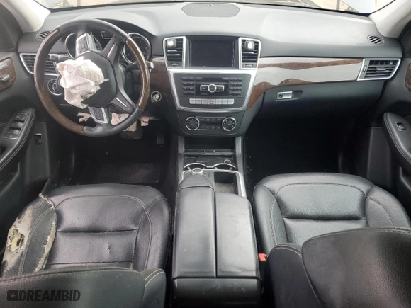 2012 Mercedes-Benz M-Class ML 350 with VIN 4JGDA5HB4CA016729, listed as a Copart auction lot 44126565 with 0 mi miles and Salvage Title. Bid and sale history available at carsss.com. Image 8.