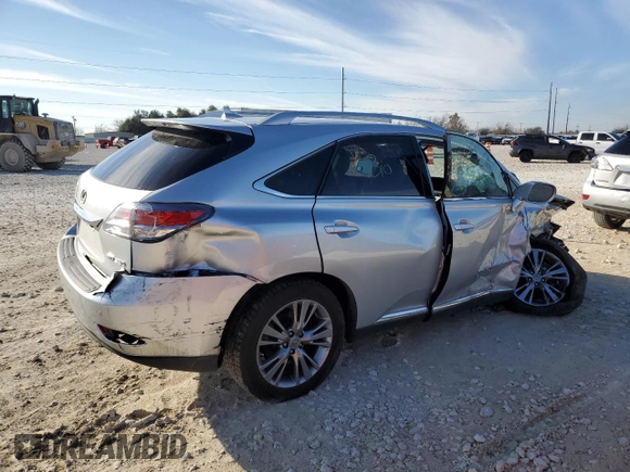2013 Lexus RX 350 with VIN JTJBK1BA4D2034593, listed as a Copart auction lot 87593175 with 160,636 mi miles and Salvage Title. Bid and sale history available at carsss.com. Image 3.