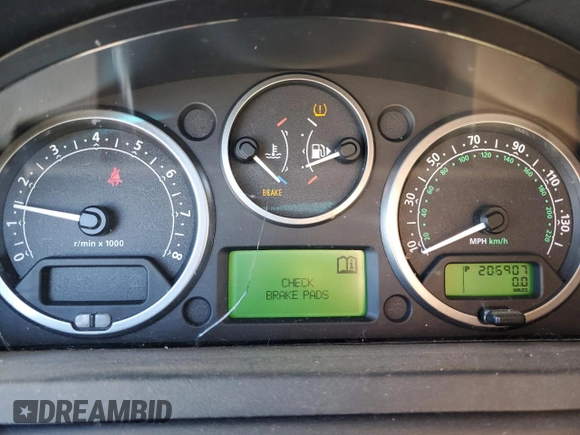 2006 Land Rover LR3 SE with VIN SALAD254X6A375308, listed as a Copart auction lot 88718215 with 206,907 mi miles and Clean title. Bid and sale history available at DreamBid. Image 9.