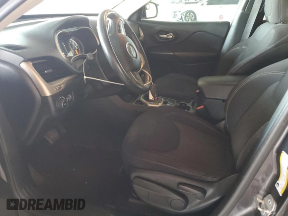 2016 Jeep Cherokee Latitude with VIN 1C4PJLCS8GW107783, listed as a Copart auction lot 64771655 with 108,745 mi miles and Salvage title. Bid and sale history available at DreamBid. Image 7.