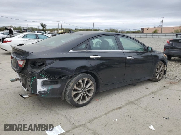 2014 Hyundai Sonata Limited with VIN 5NPEC4AB5EH919698, listed as a Copart auction lot 53686885 with 147,669 mi miles and Salvage Title. Bid and sale history available at DreamBid. Image 3.