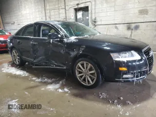 2009 Audi A6 Prestige with VIN WAUWG74FX9N040919, listed as a Copart auction lot 44317675 with 190,178 mi miles and Salvage title. Bid and sale history available at DreamBid. Image 4.