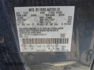2006 Ford F-150 XLT with VIN 1FTPX14586FA70017, listed as a IAAI auction lot 42127525 with 100,555 mi miles. Bid and sale history available at carsss.com. Image 9.