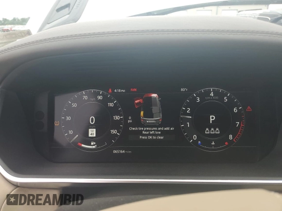 2018 Land Rover Range Rover Sport HSE Dynamic with VIN SALWV2SV5JA805772, listed as a Copart auction lot 60919765 with 65,164 mi miles and Salvage title. Bid and sale history available at DreamBid. Image 9.