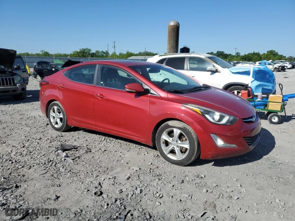 2016 Hyundai Elantra SE with VIN KMHDH4AE2GU553503, listed as a Copart auction lot 53285645 with 190,257 mi miles and Clean Title. Bid and sale history available at carsss.com. Image 5.