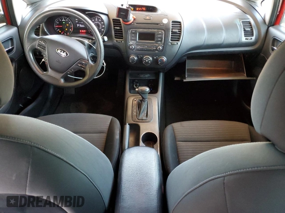 2014 Kia Forte LX with VIN KNAFX4A62E5097189, listed as a Copart auction lot 48548465 with 93,600 mi miles and Salvage Title. Bid and sale history available at carsss.com. Image 8.