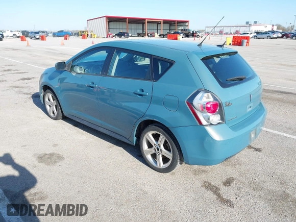 2009 Pontiac Vibe w/1SB with VIN 5Y2SP67049Z444326, listed as a IAAI auction lot 41992889 with 215,761 mi miles. Bid and sale history available at carsss.com. Image 3.