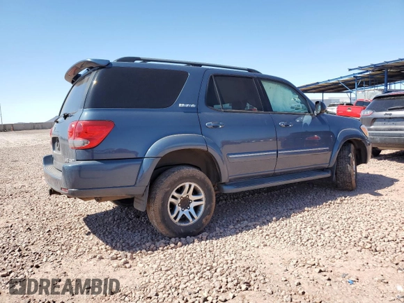2005 Toyota Sequoia Limited with VIN 5TDBT48A45S250978, listed as a Copart auction lot 50261415 with 238,453 mi miles and Salvage Title. Bid and sale history available at DreamBid. Image 3.