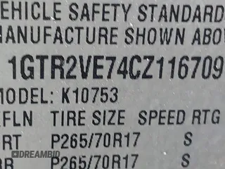 2012 GMC Sierra 1500 SLE z VIN 1GTR2VE74CZ116709, wystawiony jako IAAI lot #41954208 z przebiegiem 114 308 mil mil oraz . Historia ofert i sprzedaży dostępna na DreamBid. Obrazek 9.