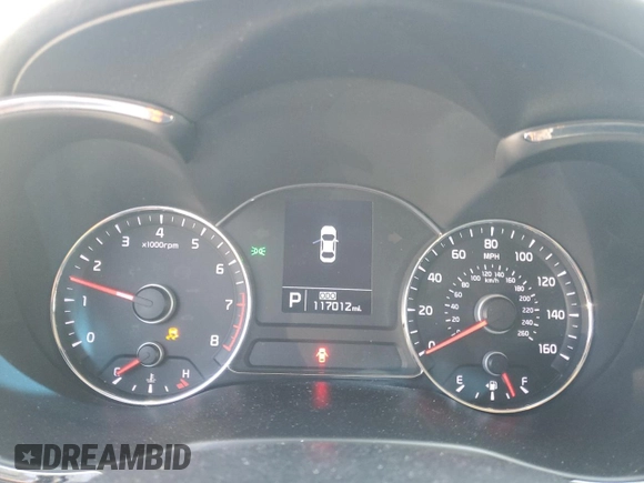 2015 Kia Forte 5-Door EX with VIN KNAFX5A82F5399073, listed as a Copart auction lot 48580855 with 117,012 mi miles and Salvage Title. Bid and sale history available at carsss.com. Image 9.