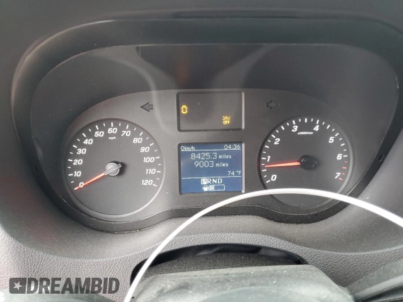 2023 Mercedes-Benz Sprinter Cargo Cargo with VIN W1Y40BHY4PT127894, listed as a Copart auction lot 63479764 with 9,003 mi miles and Salvage Title. Bid and sale history available at DreamBid. Image 9.