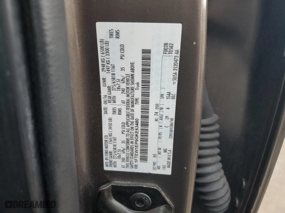 2016 Ford F-150 XLT with VIN 1FTEW1EP9GKE63480, listed as a Copart auction lot 42221165 with 134,293 mi miles and Salvage Title. Bid and sale history available at carsss.com. Image 12.