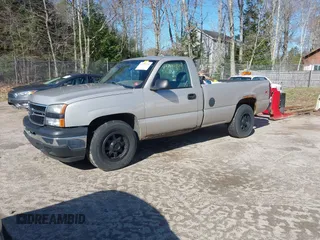 2006 Chevrolet Silverado 1500 Work Truck with VIN 3GCEK14X56G274246, listed as a IAAI auction lot 42099799 with 103,673 mi miles. Bid and sale history available at carsss.com. Image 2.
