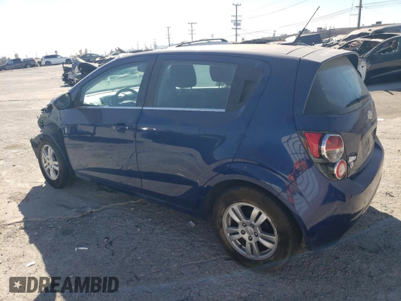 2012 Chevrolet Sonic LT with VIN 1G1JC6SBXC4216103, listed as a Copart auction lot 75721374 with 69,048 mi miles and Salvage Title. Bid and sale history available at carsss.com. Image 2.